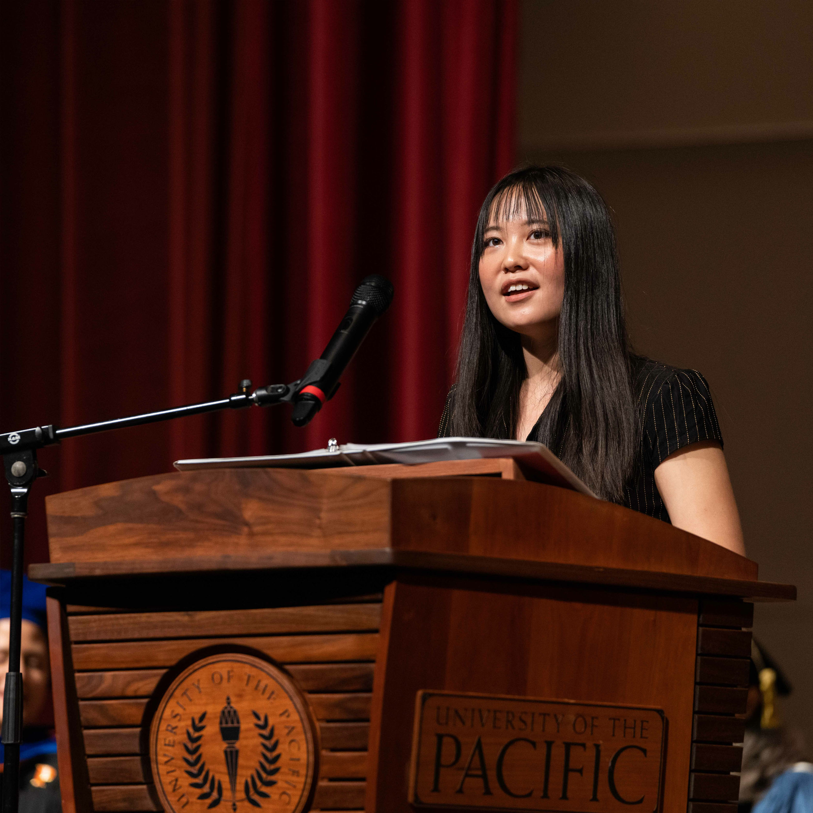 Angel Zhong at convocation