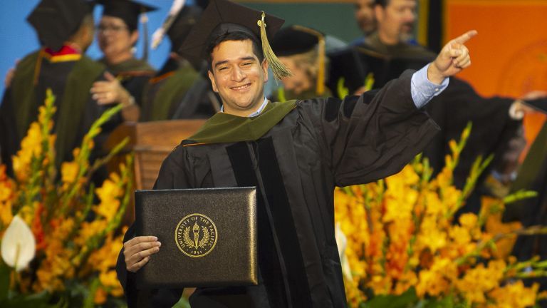 PharmD graduate at Commencement