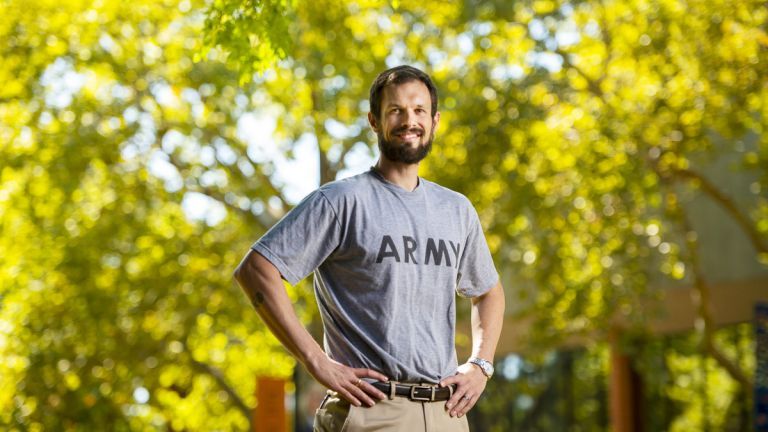 veteran student portrait