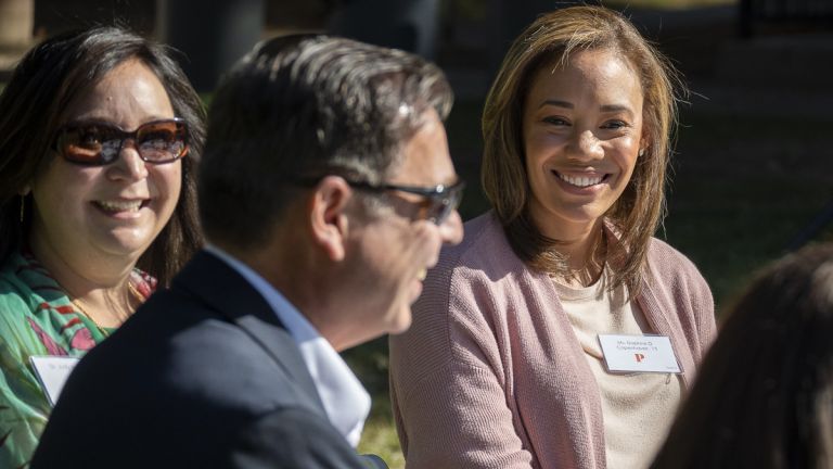 Person attending Sacramento kick-off.