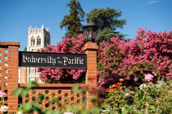 University of the Pacific main entrance 