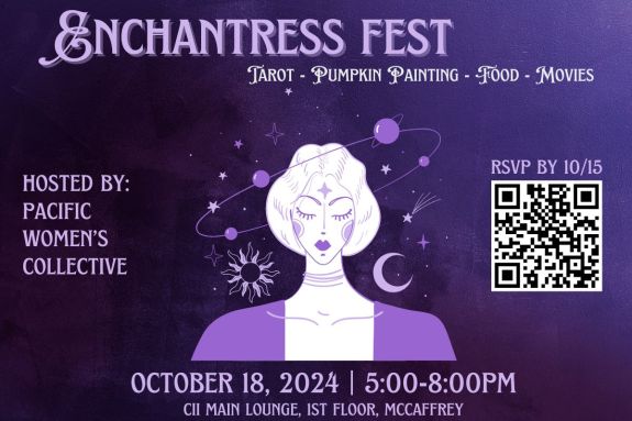 Enchantress Fest October 18, 2024 5:00-8:00pm. 