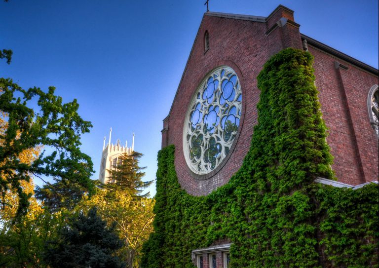 Morris Chapel and Burns Tower