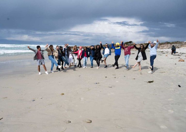 On the beach at Asilomar