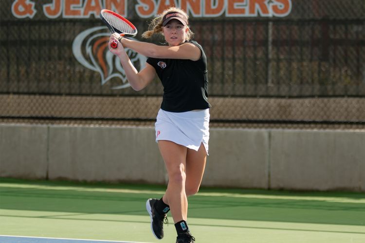 tennis player on the court