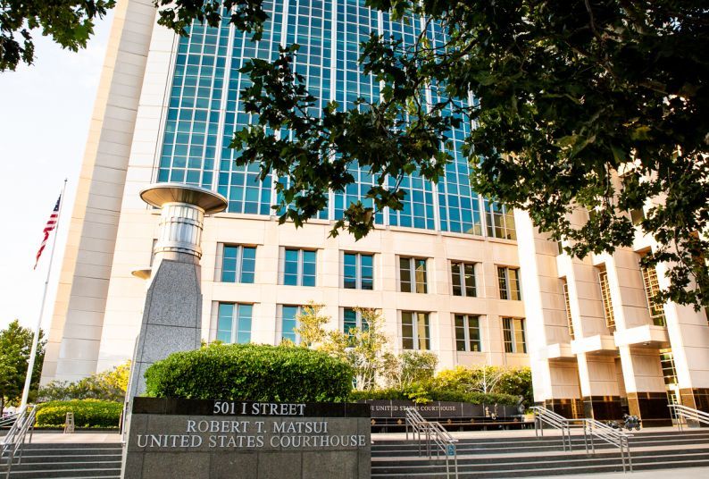 The Justice Anthony M. Kennedy Library and Learning Center is located in the library on the first floor of the Robert T. Matsui U.S. Courthouse, the home of the U.S. District Court for the Eastern District of California.