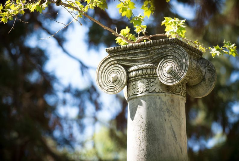 University of the Pacific's iconic columns