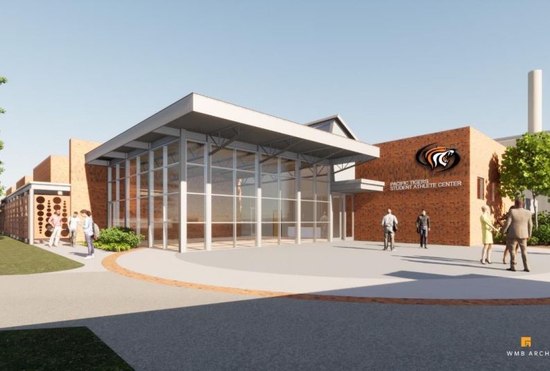 rendering of student-athlete center