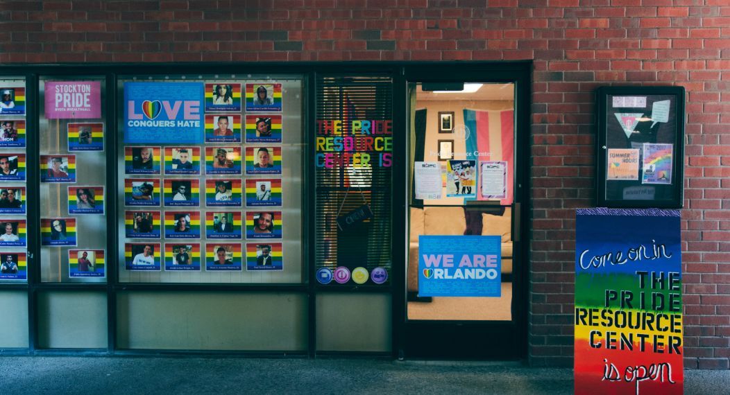 exterior of Pride Resource Center