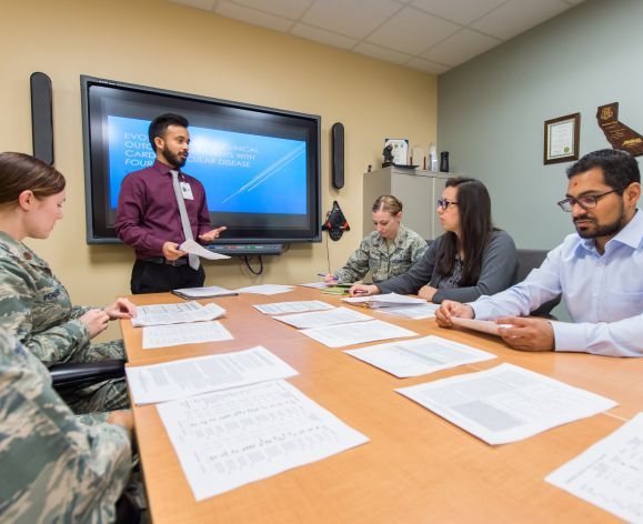 PharmD student gives presentation at Travis Air Force Base