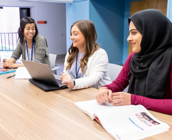 education students in classroom