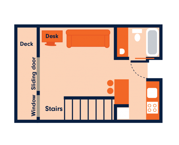 Silveracre loft level 1 floorplan