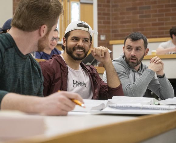 law students in classroom