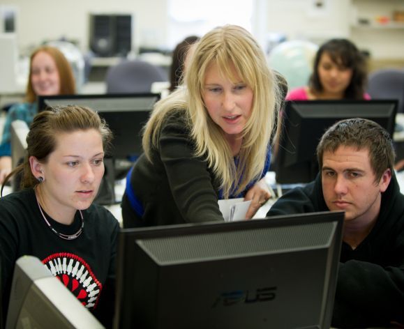 Data Science students in class