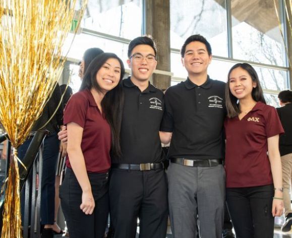 Four members of PharmD student committees 